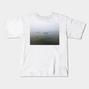 Foggy Watch Hill Rhode Island Day Kids T-Shirt